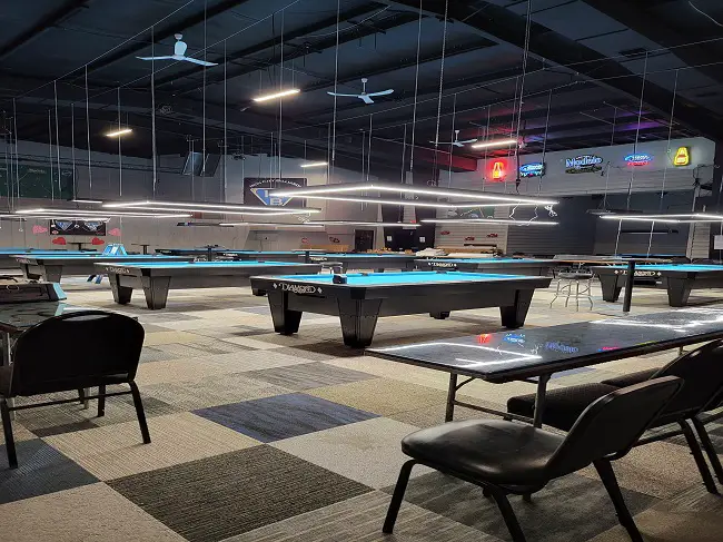 Local pool halls Birmingham Al billiards leagues tournaments