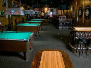 Local pool halls Milwaukee billiards leagues tournaments