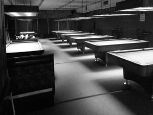Local pool halls Cleveland billiards leagues tournaments