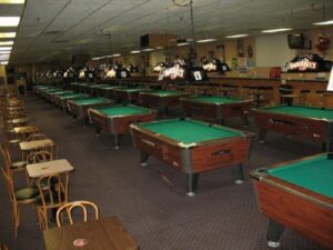 Local pool halls Columbus billiards leagues tournaments