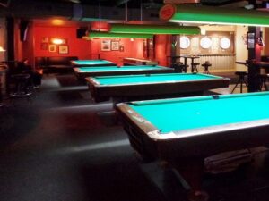 Play pool near you Washington DC billiards tables cues